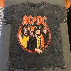 Men’s Novelty T-Shirt - AC/DC Size Small